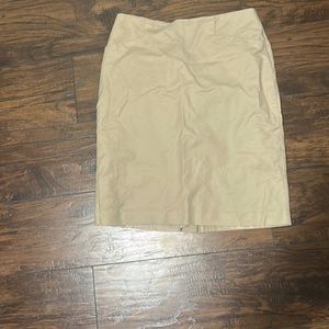 VanHeusen tan/khaki pencil skirt